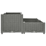 Raised Bed 80x80x38 cm Polypropylene