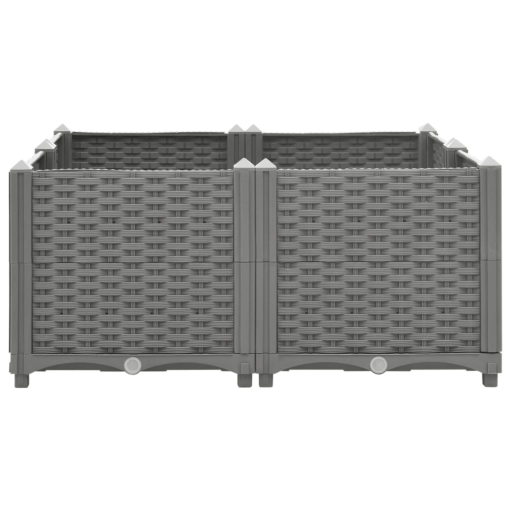 Raised Bed 80x80x38 cm Polypropylene