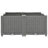 Raised Bed 80x80x38 cm Polypropylene