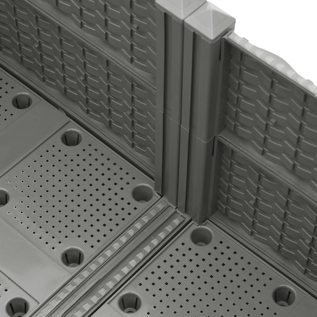 Raised Bed 80x80x38 cm Polypropylene