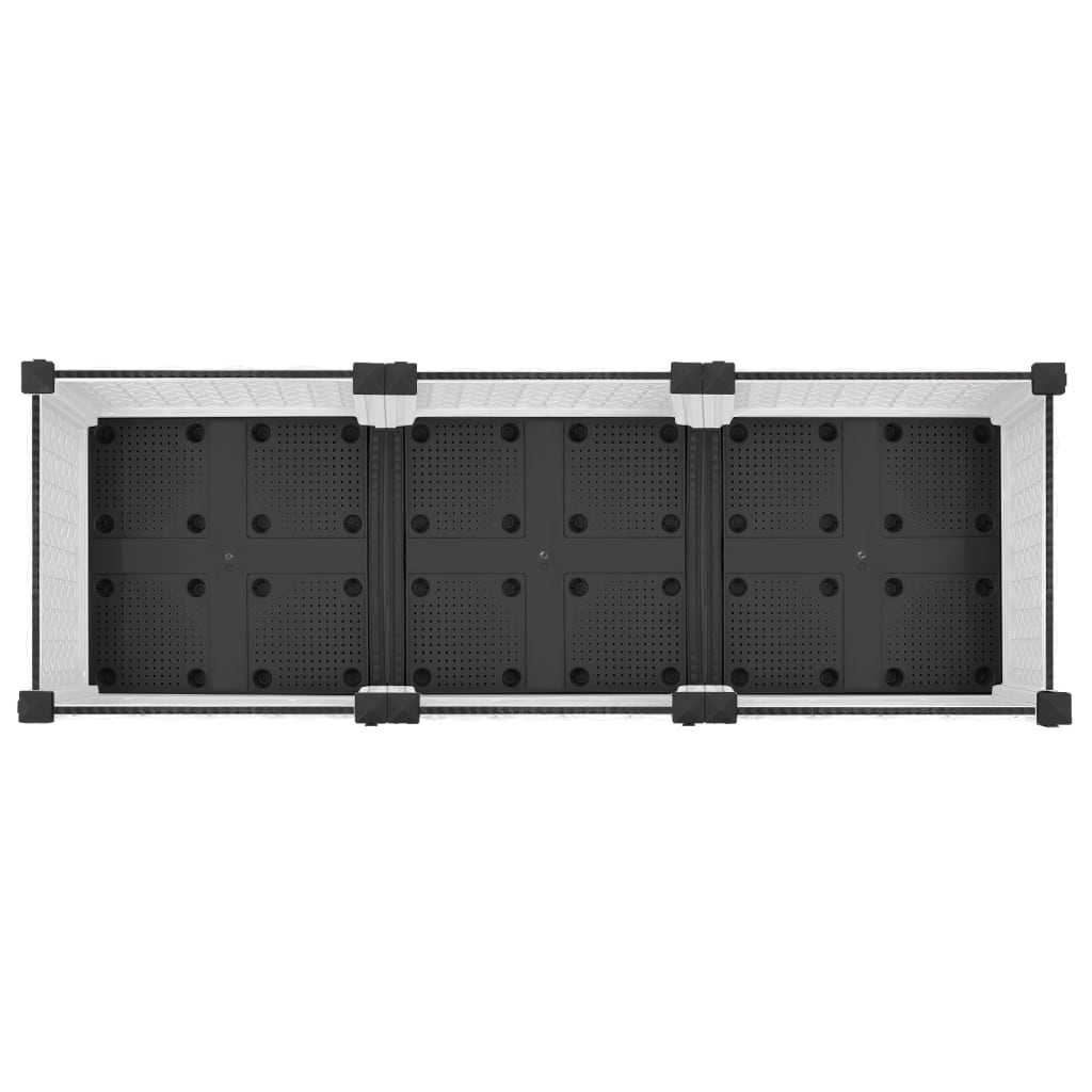 Raised Bed 120x40x23 cm Polypropylene