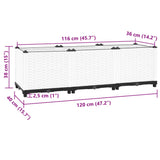 Raised Bed 120x40x38 cm Polypropylene