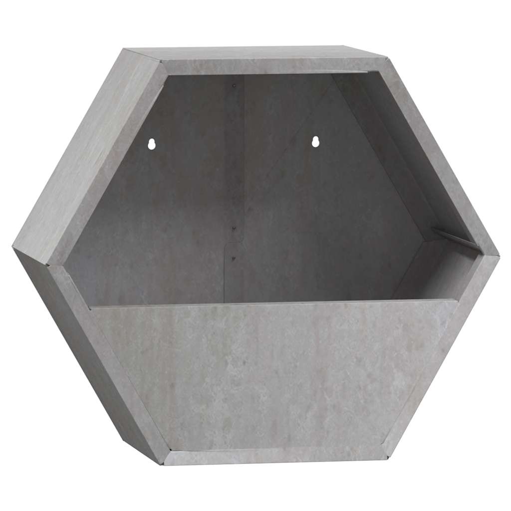 Wall Planters 2 pcs Rusty Corten Steel 30x10x25 cm