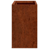 Wall Planters 2 pcs Rusty Corten Steel 53x10x17 cm
