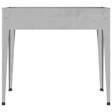 Garden Planters 2 pcs Galvanised Steel