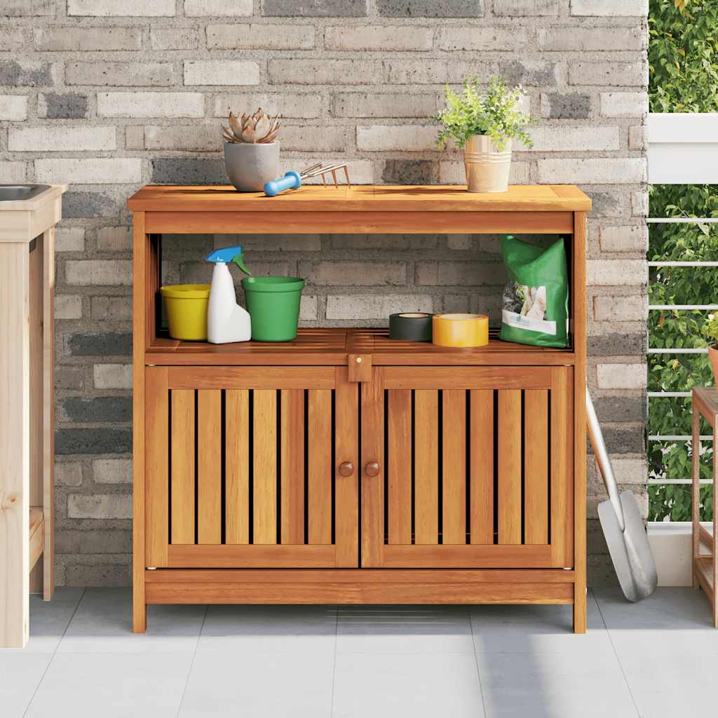Garden Console Table 80x35x75 cm Solid Wood Acacia