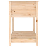 Planter with Shelf 111.5x54x81 cm Solid Wood Pine