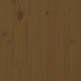 Garden Storage Box Honey Brown 108x42.5x54 cm Solid Wood Pine