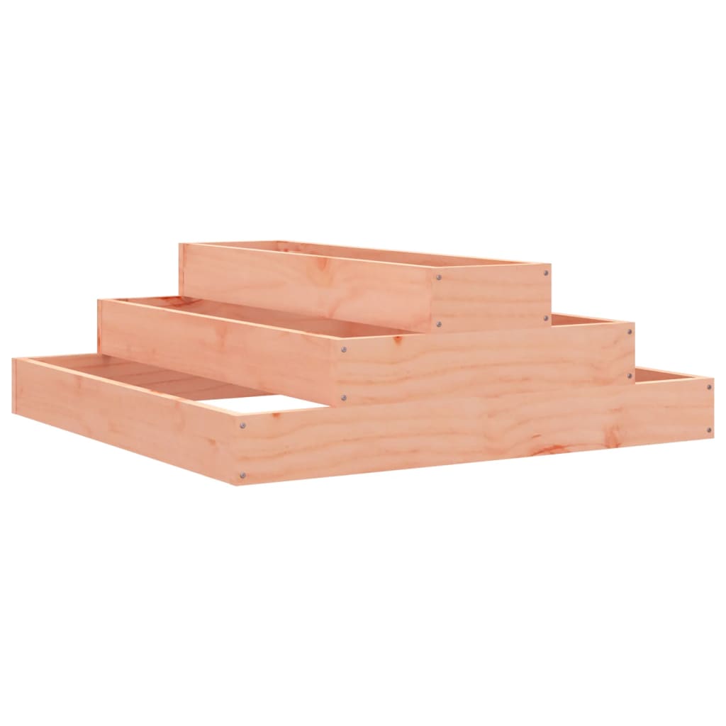 Planter 80x80x27 cm Solid Wood Douglas