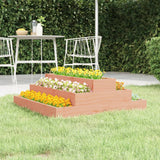 Planter 80x80x27 cm Solid Wood Douglas