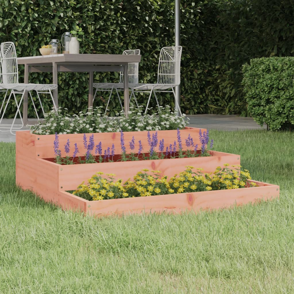 Planter 78x78x27 cm Solid Wood Douglas