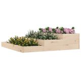 Planter 107x107x27 cm Solid Wood Pine