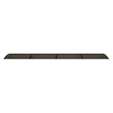 Door Canopy Black 400x75 cm Polycarbonate