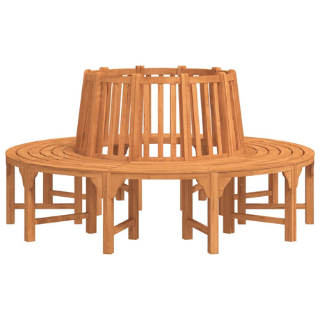 vidaXL Round Tree Bench Ø208 cm Solid Wood Eucalyptus