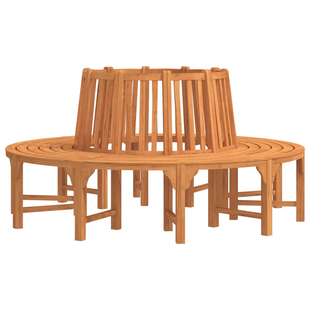 vidaXL Round Tree Bench Ø208 cm Solid Wood Eucalyptus
