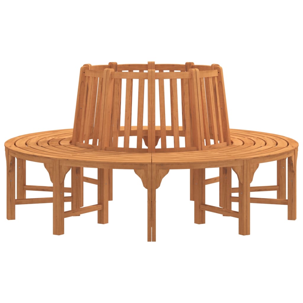 vidaXL Round Tree Bench Ø208 cm Solid Wood Eucalyptus