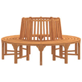 vidaXL Round Tree Bench Ø208 cm Solid Wood Eucalyptus