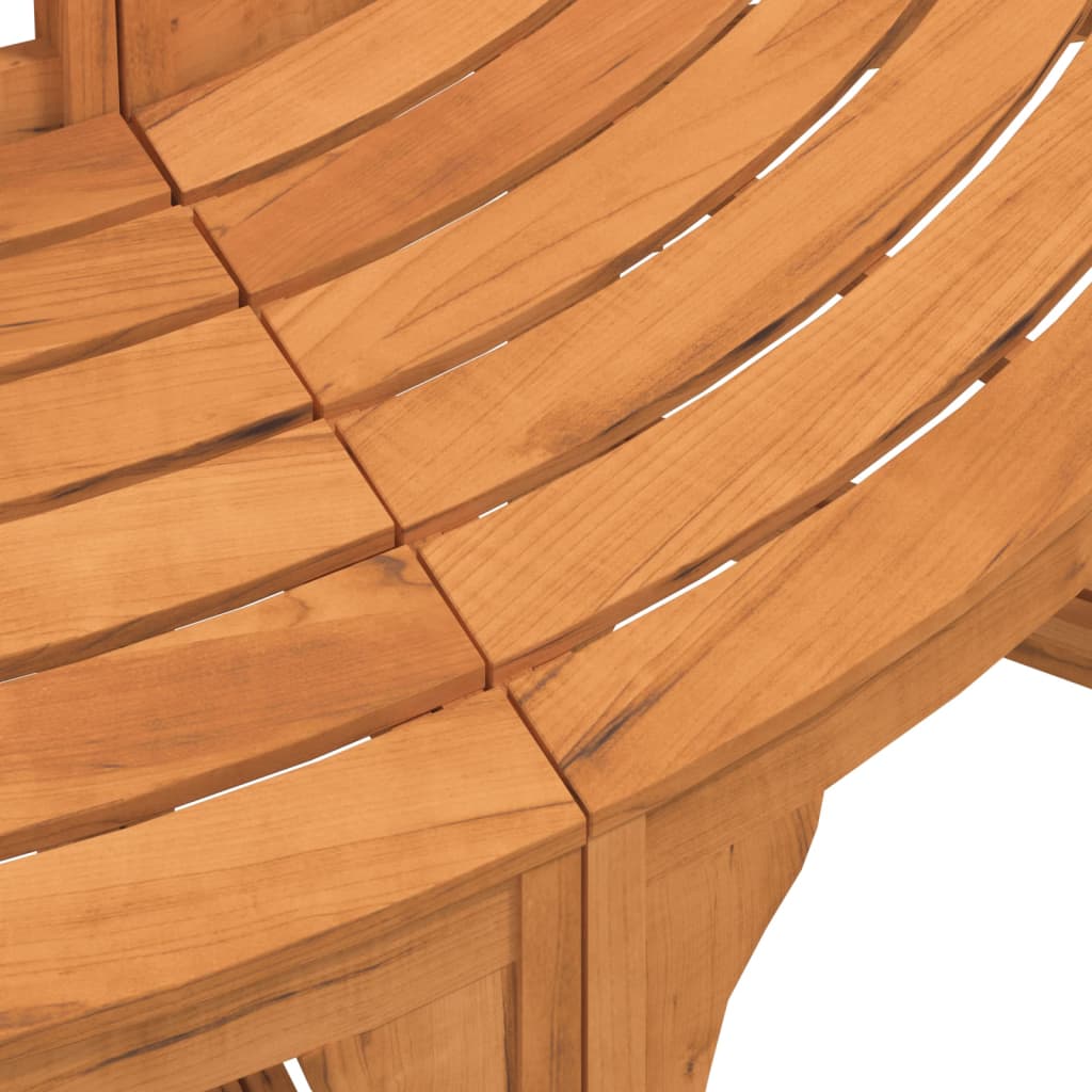 vidaXL Round Tree Bench Ø208 cm Solid Wood Eucalyptus