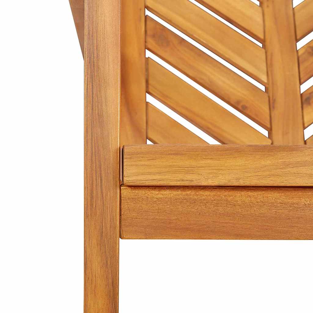 Garden Dining Set 5 pcs Brown 90 x 90 x 74 cm Solid acacia wood