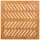Garden Dining Set 5 pcs Brown 90 x 90 x 74 cm Solid acacia wood