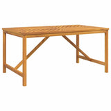 Garden Dining Set 4 pcs Brown 150 x 90 x 74 cm