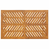 Garden Dining Set 4 pcs Brown 150 x 90 x 74 cm