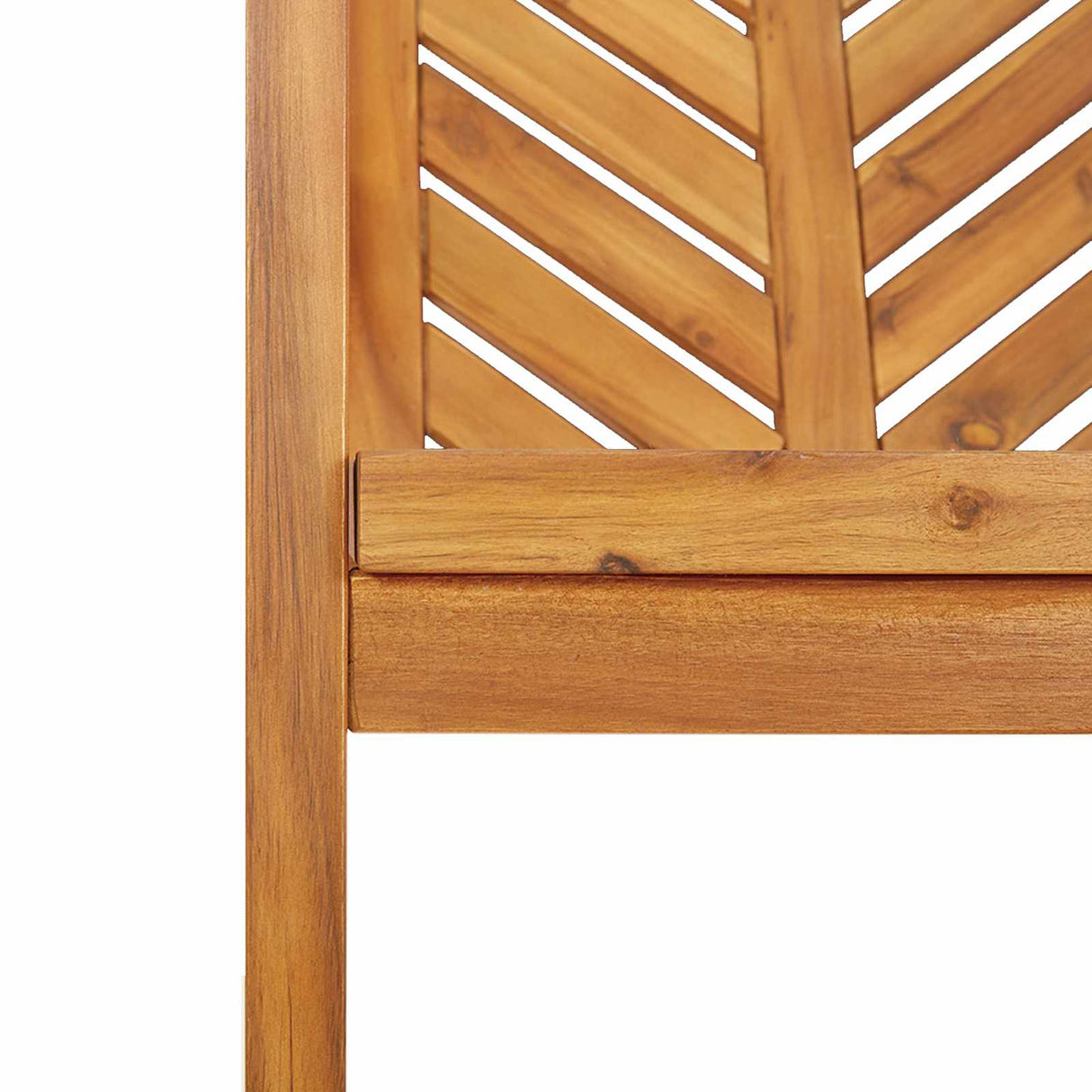 Garden Dining Set 5 pcs Brown Solid Acacia Wood