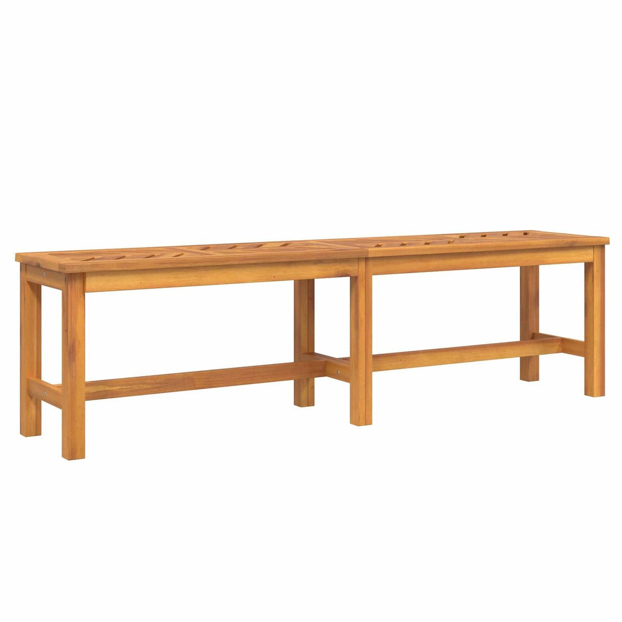 Garden Dining Set 5 pcs Brown Solid Acacia Wood