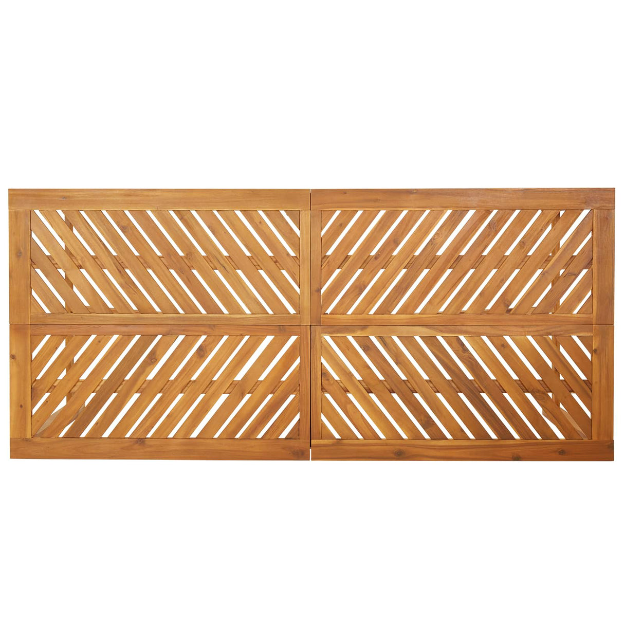 Garden Dining Set 5 pcs Brown Solid Acacia Wood