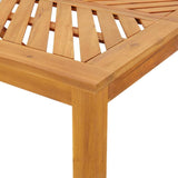 Garden Dining Set 5 pcs Brown 90 x 90 x 74 cm Solid acacia wood