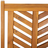 Garden Dining Set 9 pcs Brown Solid Acacia Wood