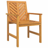 Garden Lounge Set 3 pcs Brown Solid Acacia wood
