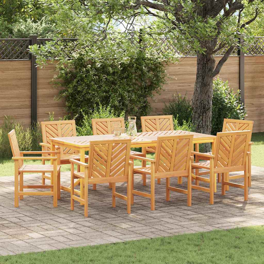 Garden Dining Chairs 8 pcs Brown 59 x 62.5 x 89 cm