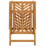 Reclining Chair 4 pcs Brown 57 x 71 x 90cm Wood