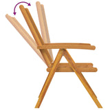 Garden Chair 6 pcs Brown 57 x 72 x 109 cm Solid Acacia Wood