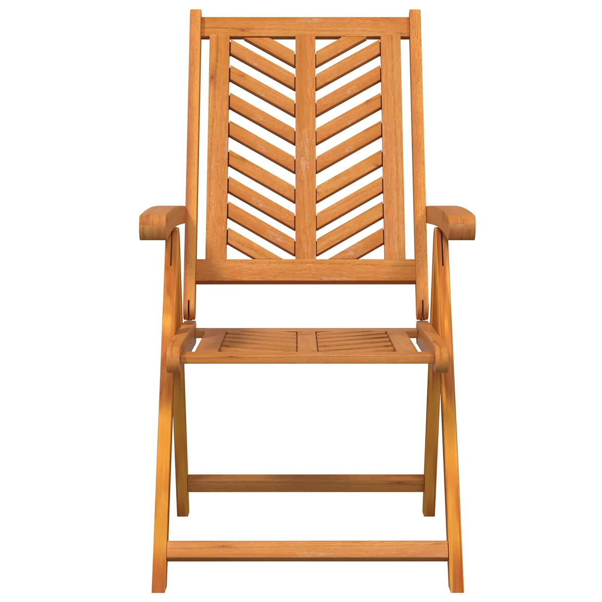 Garden Chair 8 pcs Brown 57 x 72 x 109 cm Solid Acacia Wood