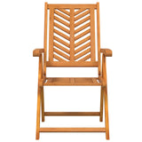 Garden Chair 8 pcs Brown 57 x 72 x 109 cm Solid Acacia Wood
