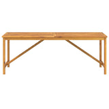 Garden Dining Table 200x90x74 cm Solid Wood Acacia