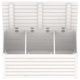 Garden Box White 101x50.5x46.5 cm Solid Wood Pine