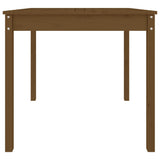 Garden Table Honey Brown 82.5x82.5x76 cm Solid Wood Pine