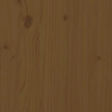 Garden Table Honey Brown 82.5x82.5x76 cm Solid Wood Pine