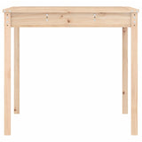 Garden Table 121x82.5x76 cm Solid Wood Pine