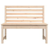 Garden Bench 109 cm Solid Wood Pine