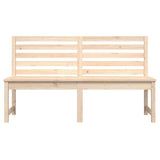 Garden Bench 157.5 cm Solid Wood Pine
