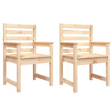 Garden Chairs 2 pcs 60x48x91 cm Solid Wood Pine