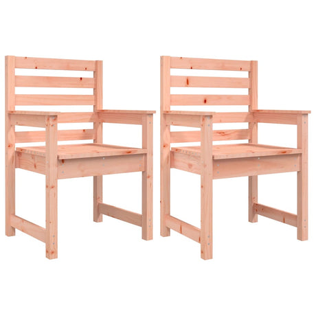 Garden Chairs 2 pcs 60x48x91cm Solid Wood Douglas