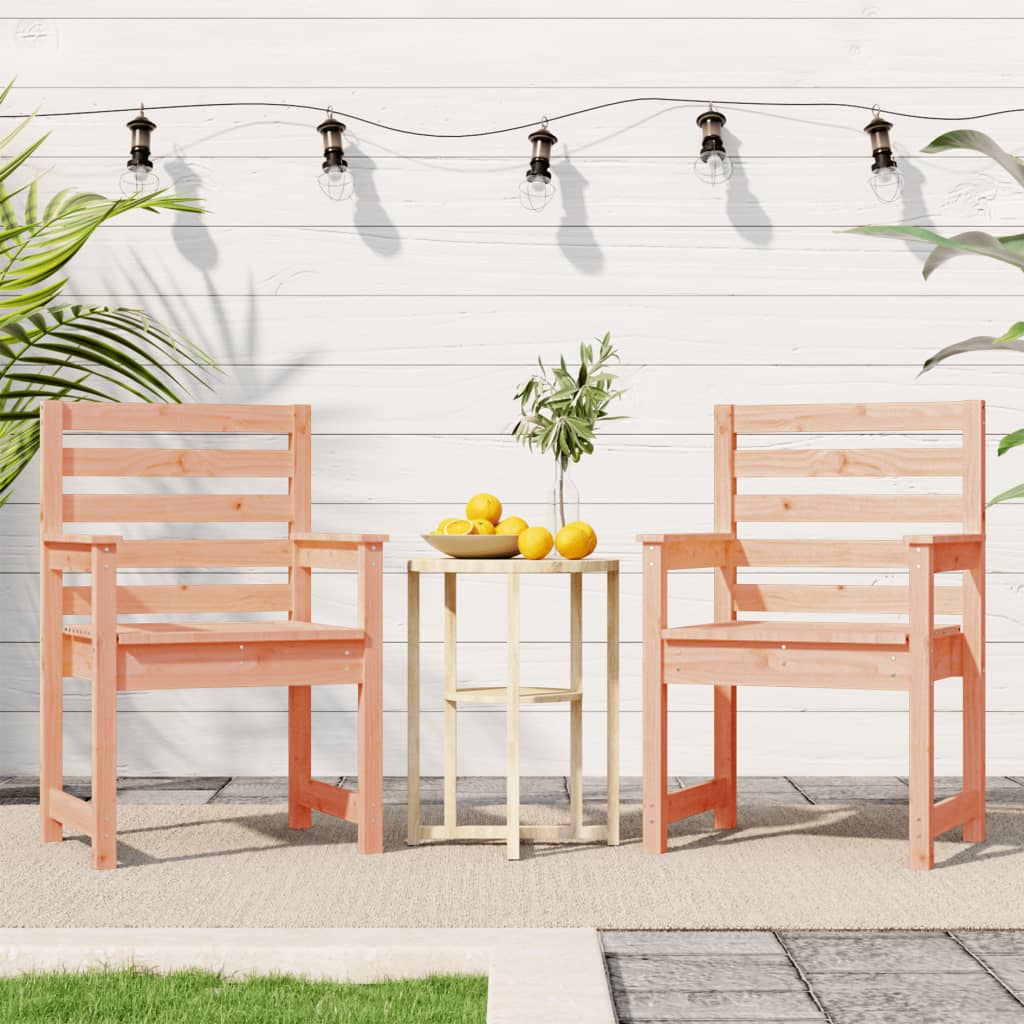 Garden Chairs 2 pcs 60x48x91cm Solid Wood Douglas