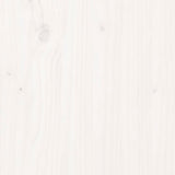 Garden Table White 82.5x50.5x45 cm Solid Wood Pine