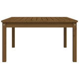 Garden Table Honey Brown 82.5x82.5x45 cm Solid Wood Pine