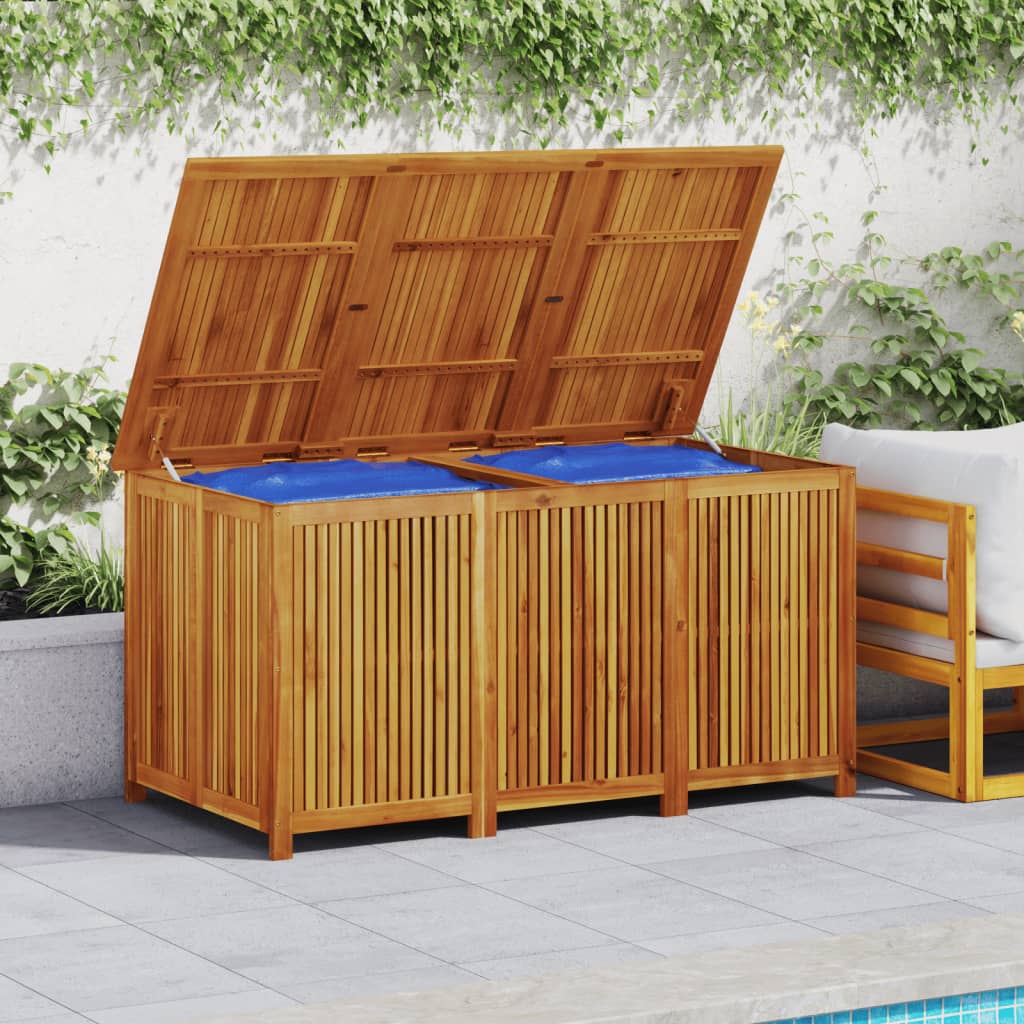 Garden Storage Box 150x80x75 cm Solid Wood Acacia